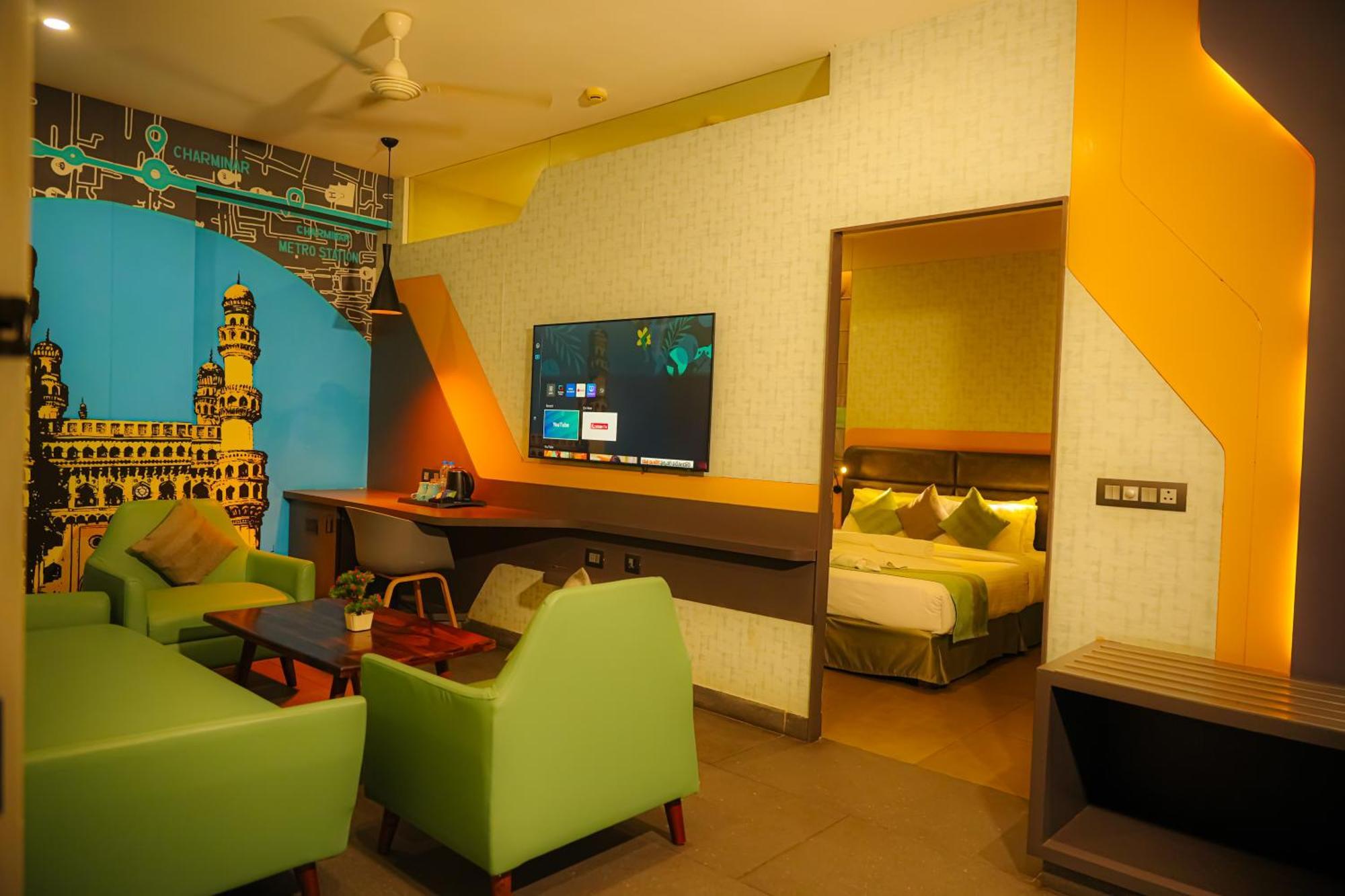 The Cent Hotel Haiderabad Buitenkant foto